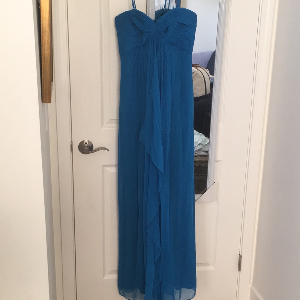 Beautiful blue prom dress
